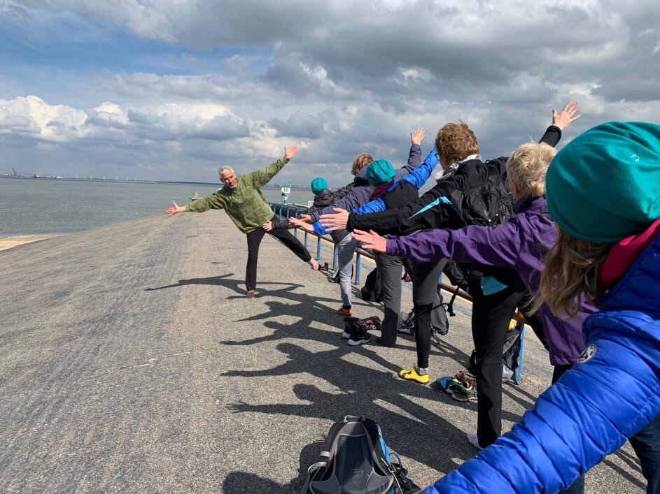 Mind-Walk op de dijk