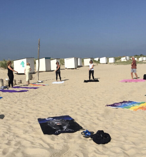 Strandyoga in Breskens