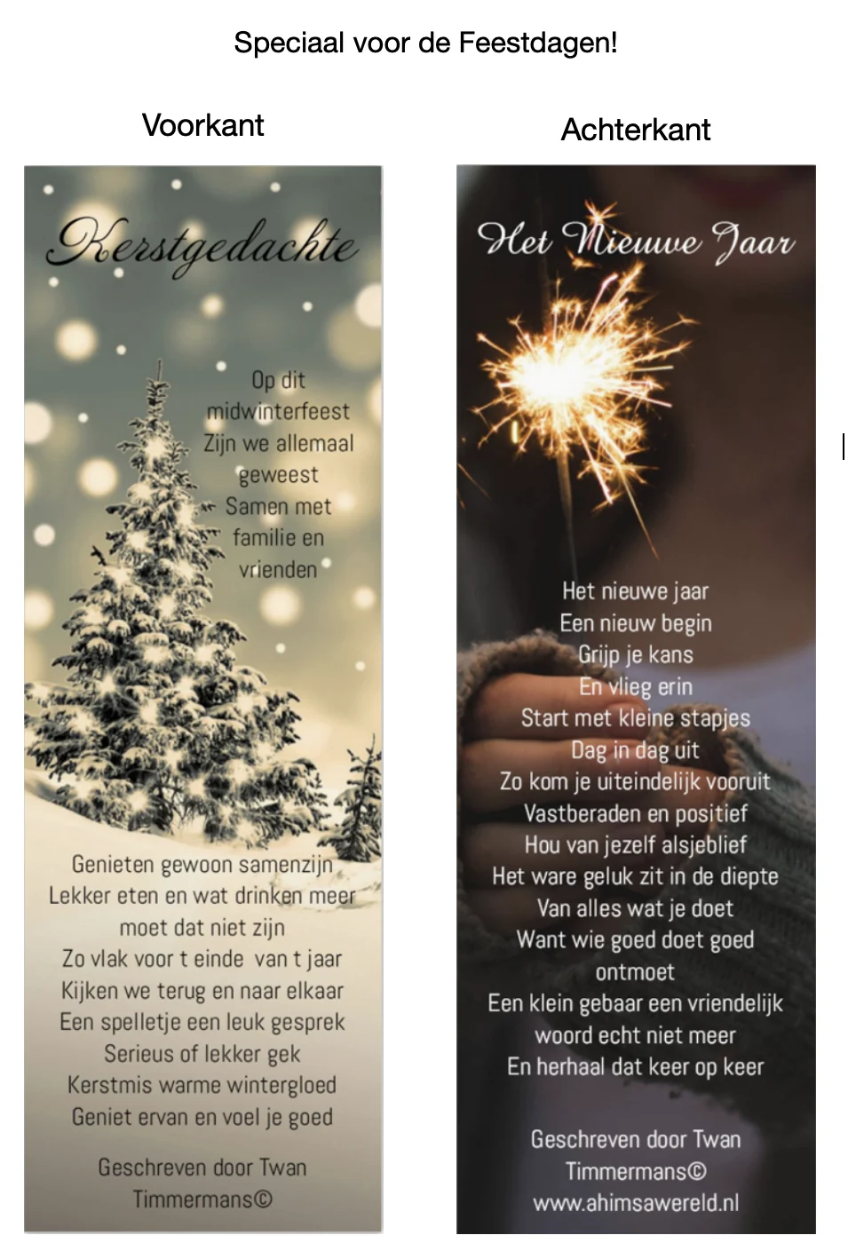 Kerstgedachte & Het Nieuwe jaar