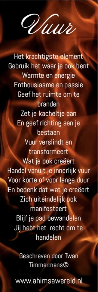 Boekenlegger Vuur & Kracht