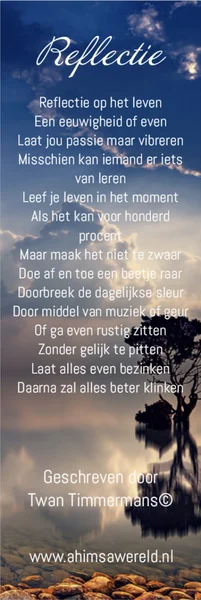 Boekenlegger Reflectie & Stilte