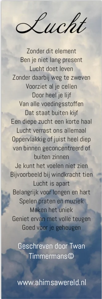Boekenlegger Lucht & Zwaluw