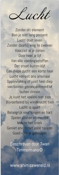 Boekenlegger Lucht & Zwaluw