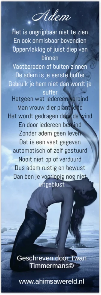 Boekenlegger Adem & Dankbaar