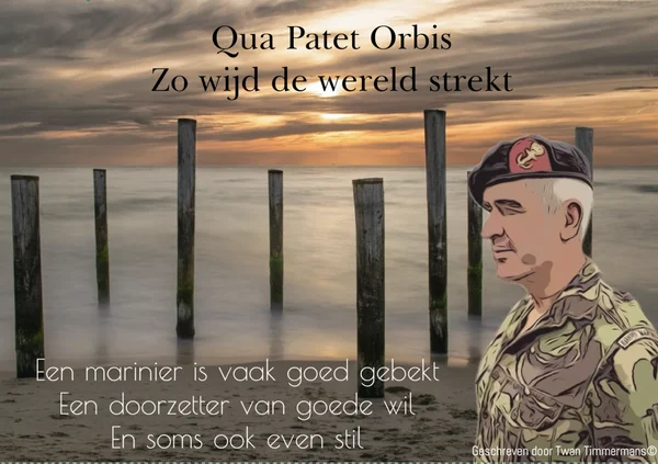 Een marinier is vaak goed gebekt